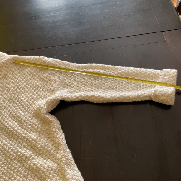 Essentiel Antwerp Italy made sweater. Large off white, knitted, ribbed loose fit - Picture 6 of 7